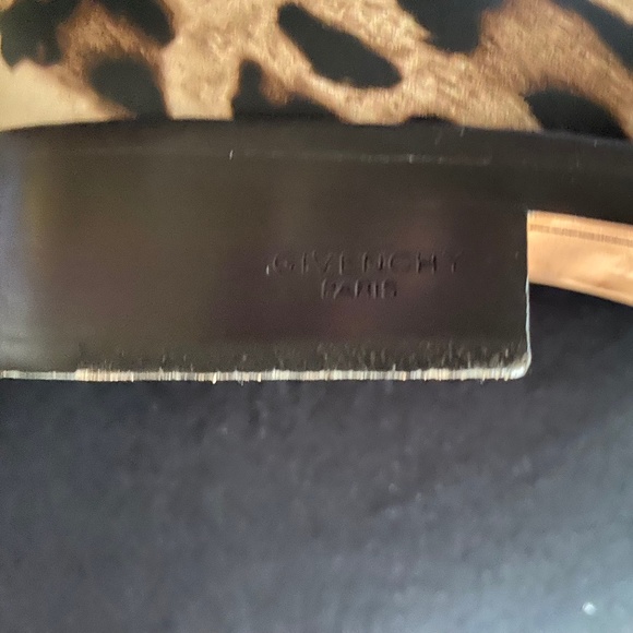 GIVENCHY STUDDED LEOPARD PRINT ANKLE BOOTS - Picture 8 of 9